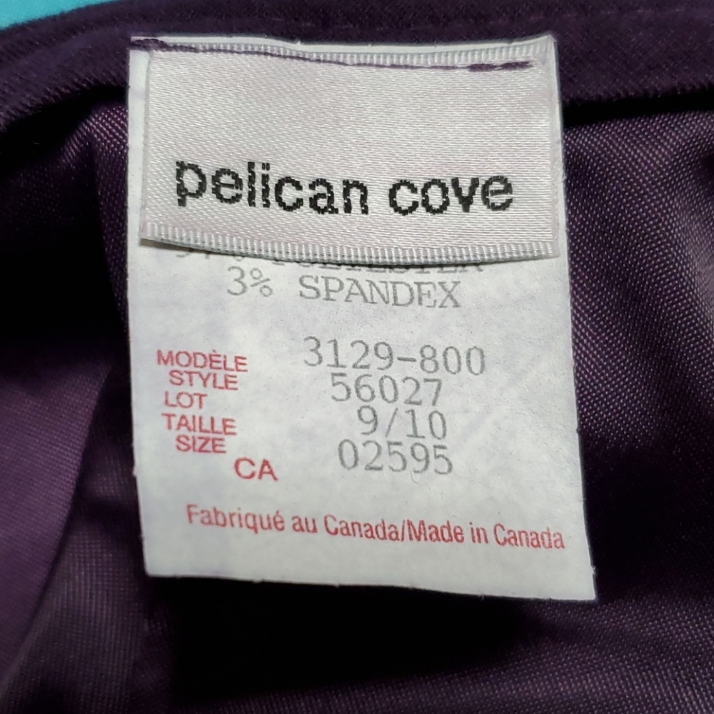 Purple faux suede skirt - Picture 5 of 5